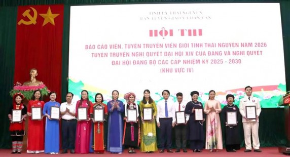 Cán bộ, giảng viên Trường Chính trị tỉnh đồng hành cùng Hội thi Báo cáo viên, tuyên truyền viên giỏi năm 2026 tỉnh Thái Nguyên - Cấp khu vực